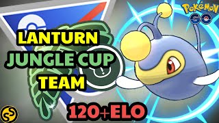 LANTURN GREAT LEAGUE JUNGLE CUP BEST TEAM IN POKEMON GO BATTLE LEAGUE SEASON 18 2024 [upl. by Willms505]