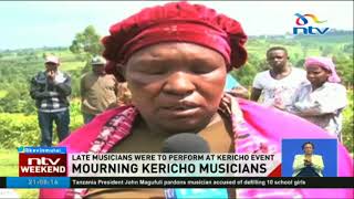 Mourning 7 Kericho musicians meant to perform at the Mega Kalenjin Night [upl. by Publias]