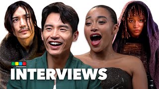 Star Wars The Acolyte Amandla Stenberg amp Manny Jacinto Talk John Williams Rizz amp Series Secrets [upl. by Trilbie278]