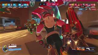 ECAC Fall 2024 Overwatch 2 Titan Division Round 7 University of Southern Florida vs Fisher College [upl. by Derk625]