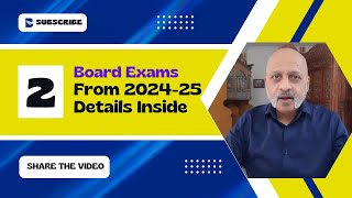 Class 10 and 12 students can take two Board Exams from 202425  Choice left to students  SWS [upl. by Aiken340]