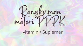 Vitamin  Suplemen  PPPK bidan 2023 [upl. by Ahselef868]