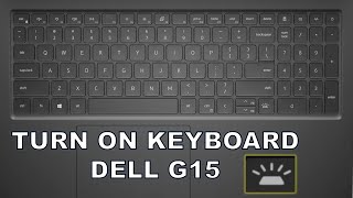 Dell Notebook G15 Laptop Keyboard Light Turn On [upl. by Annad]