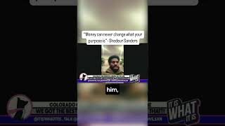 ShedeurSanders talks about recruiting TravisHunter to JacksonState collegefootball colorado [upl. by Sander]