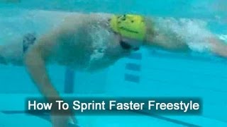 How To Sprint Faster Freestyle [upl. by Arytas]