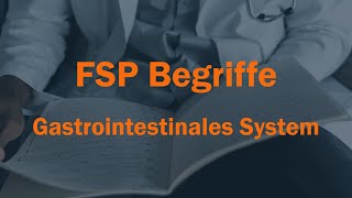 Gastrologie Begriffe für FSP von D Farhi [upl. by Haig]