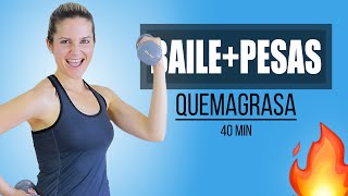 Cardio Pesas Para Quemar Grasa [upl. by Atileda]