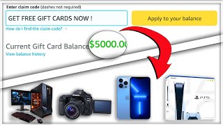 HOW TO GET FREE AMAZON GIFT CARDS 2023 UPDATE [upl. by Alyacim9]