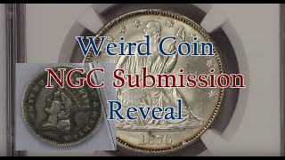 WEIRD Coin Newest NCG Submission Coin Grade Reveal Why Send Cleaned Coins For Grading [upl. by Eneli]