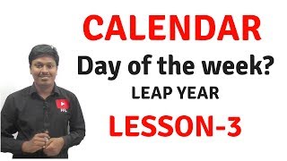 CalendarReasoningDay of the WeekLeap Year Lesson3 [upl. by Akem541]