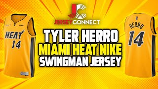 UNBOXING Tyler Herro Miami Heat Nike Swingman NBA Jersey  Earned Edition [upl. by Arolf]