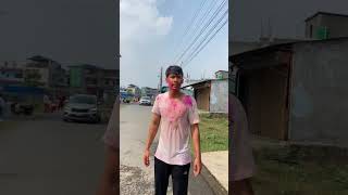 Holi reloaded😂 Rohan pariyar shorts funny holi rohanpariyar [upl. by Nesnar290]