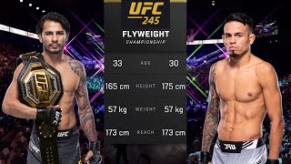 Alexandre Pantoja vs Brandon Royval Full Fight  UFC 296 Night [upl. by Lhamaj]