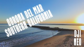 DJI NEO  CORONA DEL MAR  SOCAL 2024 [upl. by Nereen]