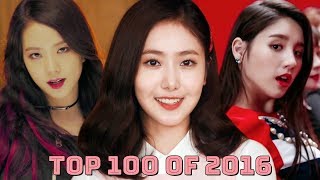 My Top 100 KPop Songs of 2016 [upl. by Eidda]