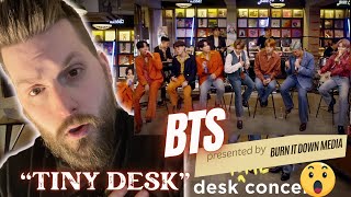 BTS “TINY DESK CONCERT” REACTION [upl. by Nagaek]