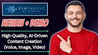 Synthesys AI Studio Review Demo OTO Bundle💚AI Voice Image Video Generation [upl. by Mutat]