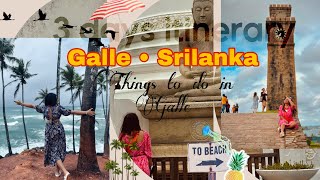 Galle in Srilanka places to visit  Galle fort  Coconut Hill Mirissa beach  Thalpe amp Unawatuna 🇱🇰 [upl. by Nyrek]