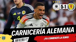 ALEMANIA 51 ESCOCIA LOS TEUTONES JUGARON VS UN EQUIPO QUE LLEVA 100 AÑOS DE NADA [upl. by Eicrad]