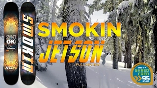 Smokin Jetson Snowboard Review  BoardInsiderscom  2017 SMOKIN Snowboards Jetson Reveiew [upl. by Deedahs]