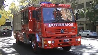 Bomberos PFA en emergencia compilación [upl. by Nomled]