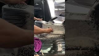 Nissan kicks interior detailing nissankicks detailing reels satisfying cars carwash gcc [upl. by Enelhtak]