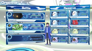 Digimon Story Cyber Sleuth  Glitch  Evolution amp Technique cloning [upl. by Kolnos]