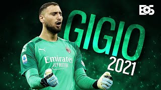 Gianluigi Donnarumma  Craziest Saves Ever 2021 [upl. by Attelliw]