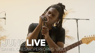 Daniel Caesar Performs Violet on JUNO LIVE  JUNO TV [upl. by Tra731]