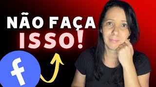 NÃO USE O NOVO RECURSO DO FACEBOOK PARA CRIAR PERFIL [upl. by Lisetta]