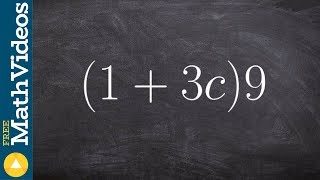 Simplifying an expression using the distributive property ex4 1  3c9 [upl. by Judith311]