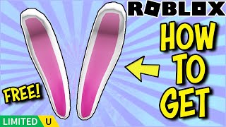 LIMITED STOCK FREE ITEM How To Get BUNNY EARS on Roblox  Billy Race Revenge [upl. by Gnirps]