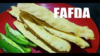 Fafda Recipe  How To Make Fafda गुजराती फाफड़ा बनाने की आसान विधि [upl. by Sisenej]