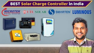 Best Solar Charge Controller in India 2023  PWM amp MPPT Charge Controller  Luminous  UTL  Smarten [upl. by Eimme]