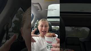 Trying NEW Krispy Kreme doughnuts 🤩😋 krispykreme foodie newitem dessert [upl. by Goldfinch]