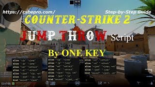 CS2 Jump Throw Bind by one key [upl. by Ahsie201]