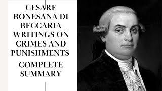 Cesare Beccaria  Essay on Crimes and Punishments full audiobook [upl. by Einnaffit]