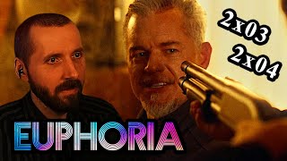 REACTION ► Euphoria ► 2x03  2x04 [upl. by Acinot]