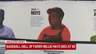 Fans react to Willie Mays death  Part 1 [upl. by Lilithe]