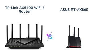 TPLink Archer AX73 vs ASUS RTAX86S WiFi 6 Router Comparison [upl. by Bianca]