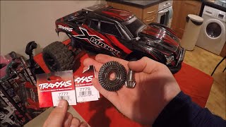 Traxxas XMAXX Front Differential Replacement Project [upl. by Etessil535]