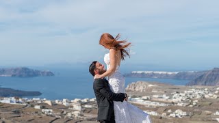 Traditional Greek Wedding in Santorini  Manolis amp Gkeli  by Phosart Cinematography [upl. by Devina172]