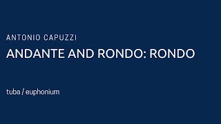 Antonio Capuzzi  Andante and Rondo Rondo piano accompaniment [upl. by Eclud648]