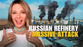 MASSIVE ATTACK ON RUSSIA EXPLOSIONS IN LIPETSK amp BRYANSK REGIONS Vlog 745 War in Ukraine [upl. by Anrahc649]