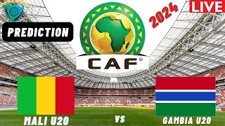 Mali vs Gambia CAF U20 Africa Nations Cup 2025 Qualification WAFU A Match Countdown Liberia [upl. by Naras295]