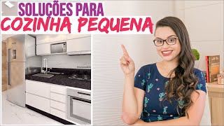 8 SOLUÇÕES para COZINHA PEQUENA  Mariana Cabral [upl. by Birck]