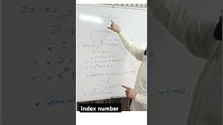 7th maths Indices  Exponents  shorts indices [upl. by Cordalia509]