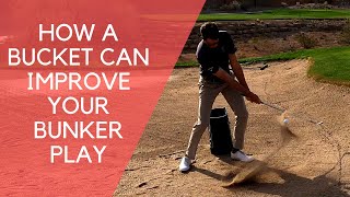 How a Bucket Can Improve Your Bunker Play Two Easy Steps [upl. by Conias]