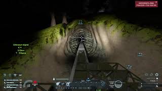 Space Engineers Underground Mining Rail RailsInSpaceEngineers [upl. by Enimsay]