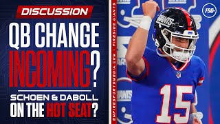 Giants Quarterback Change Incoming  Schoen amp Daboll on the Hot Seat [upl. by Trembly]